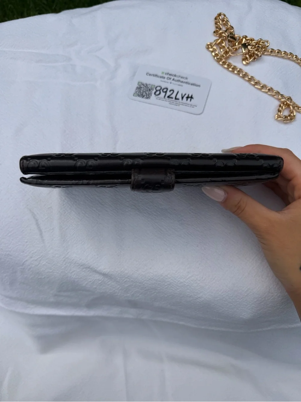 Gucci Guccissima Long Wallet (with unbranded chain) - Picture 7 of 9